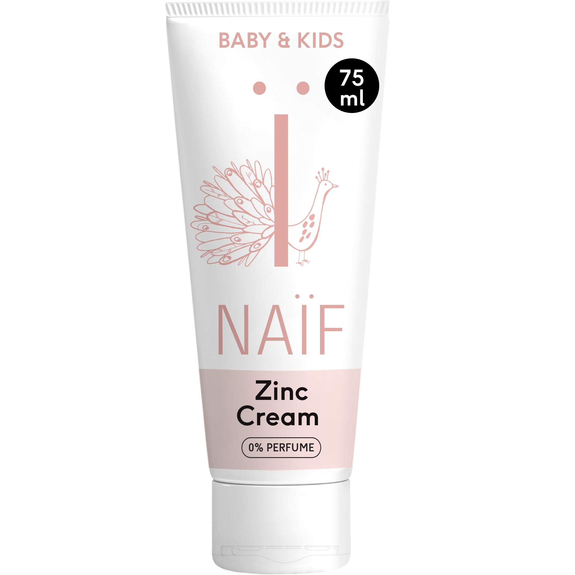 Zink Crème voor Baby & Kids 75ml 0% Parfum