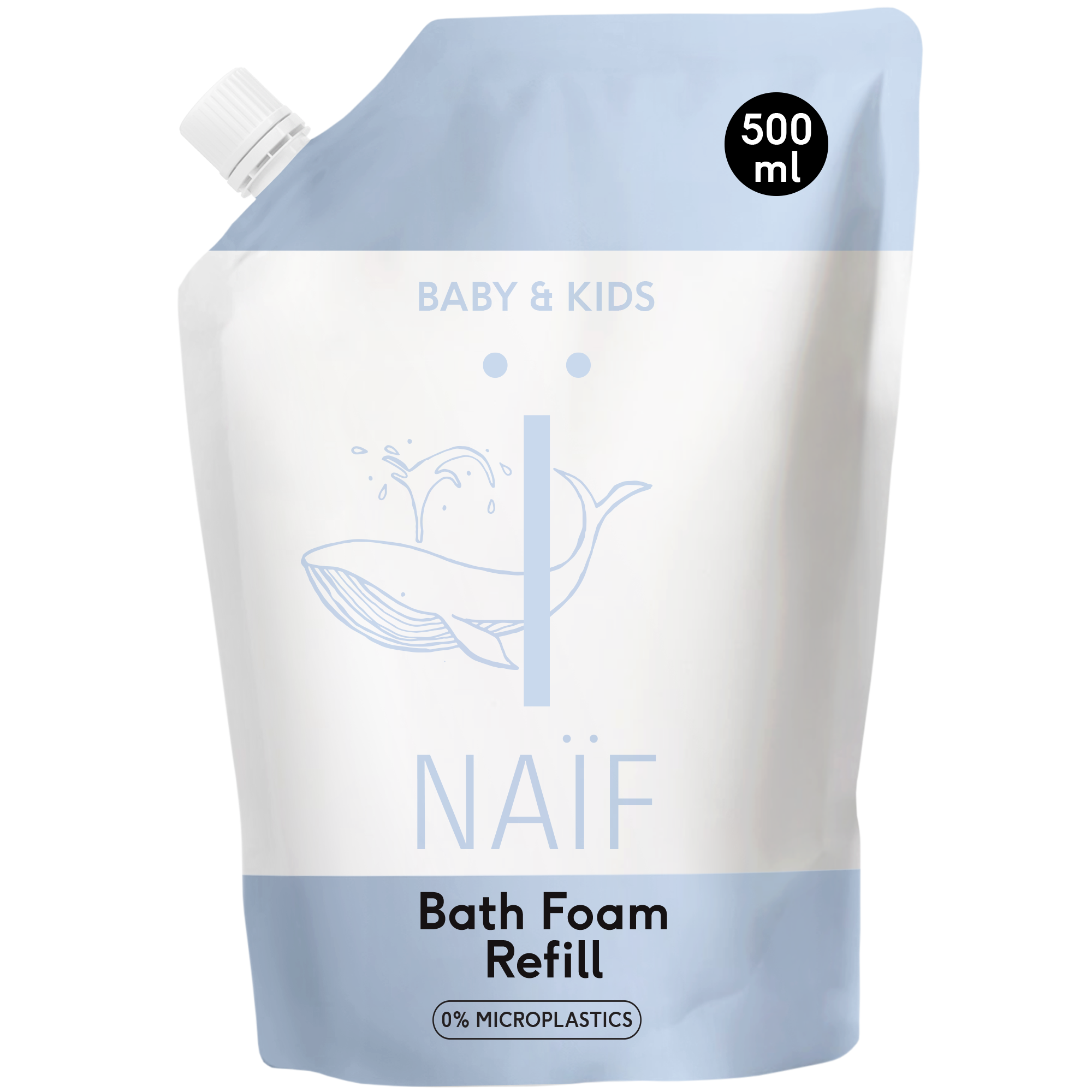 Pflegender Badeschaum für Baby & Kind (Nachfüllpackung, 500ml)