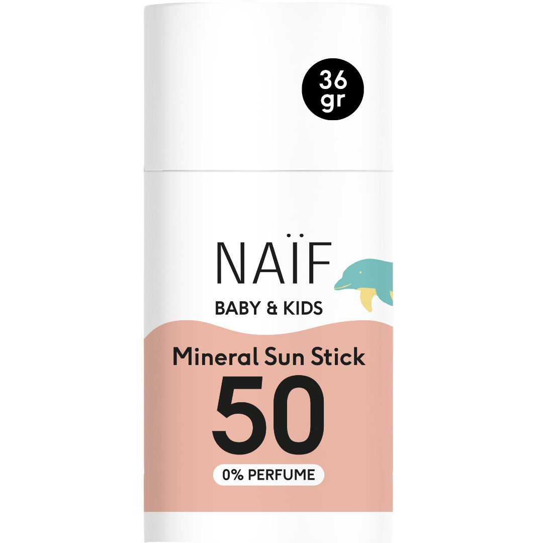 Mineralischer Sonnenschutzstick für Baby & Kind, 0% Parfüm (LSF 50, 36g)