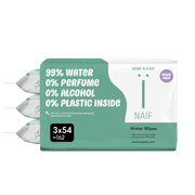 Plastikfreie Feuchttücher mit 99% Wasser (3er Pack)