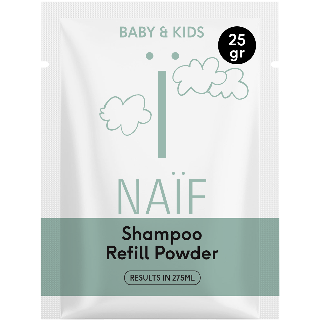 Waterless Shampoo navulpoeder voor Baby & Kids 25gr