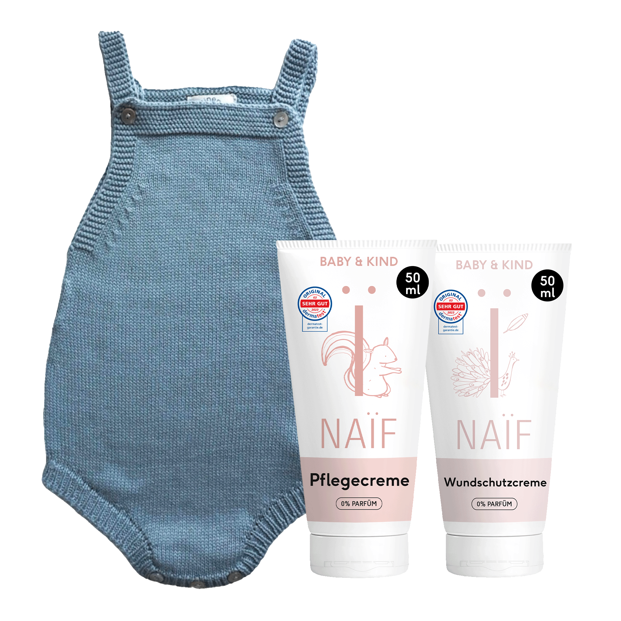 Baby Care Set mit Mineni Strampler