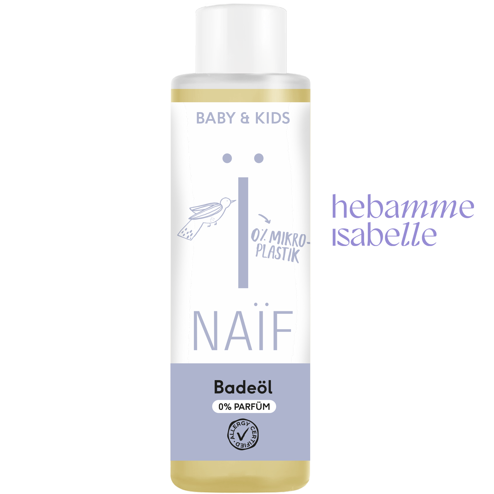 Mildes Badeöl (0% Parfüm, 100ml)