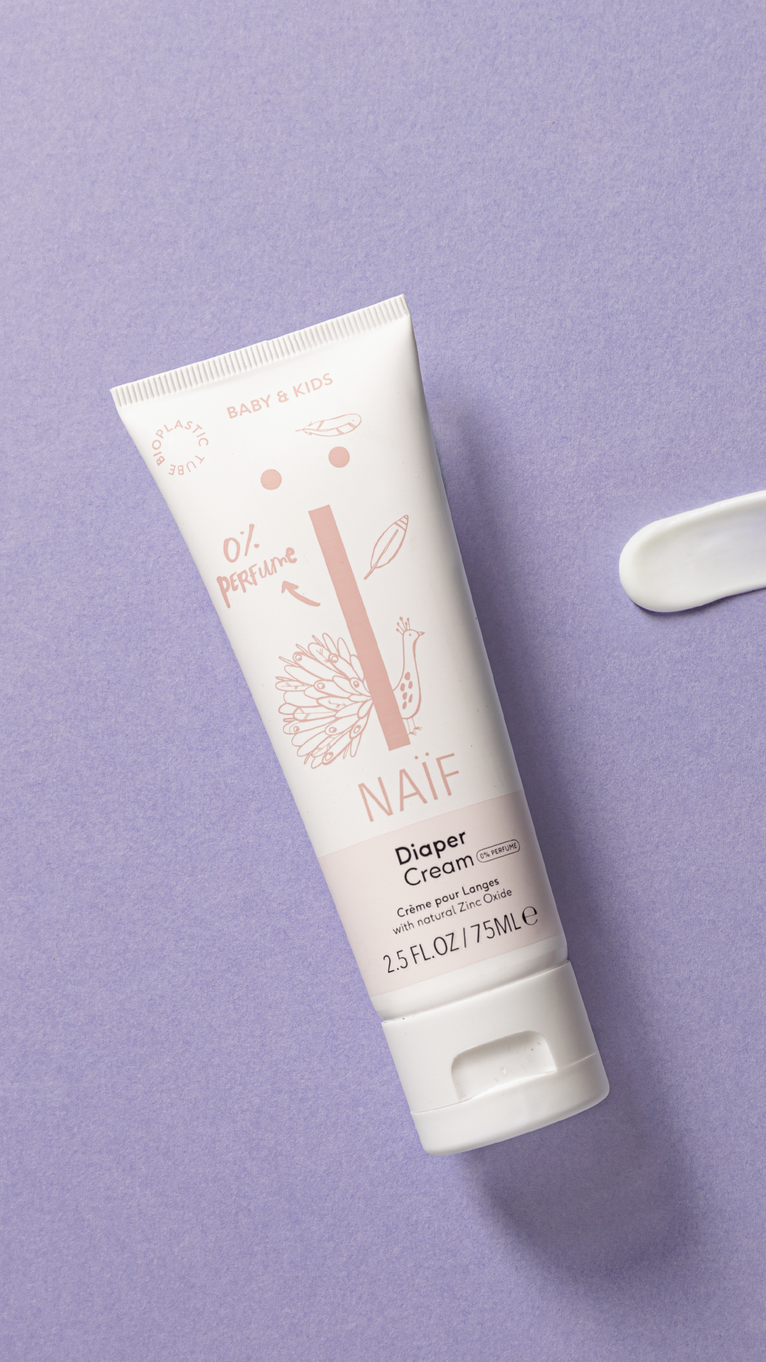 Zink Crème voor Baby & Kids 75ml 0% Parfum