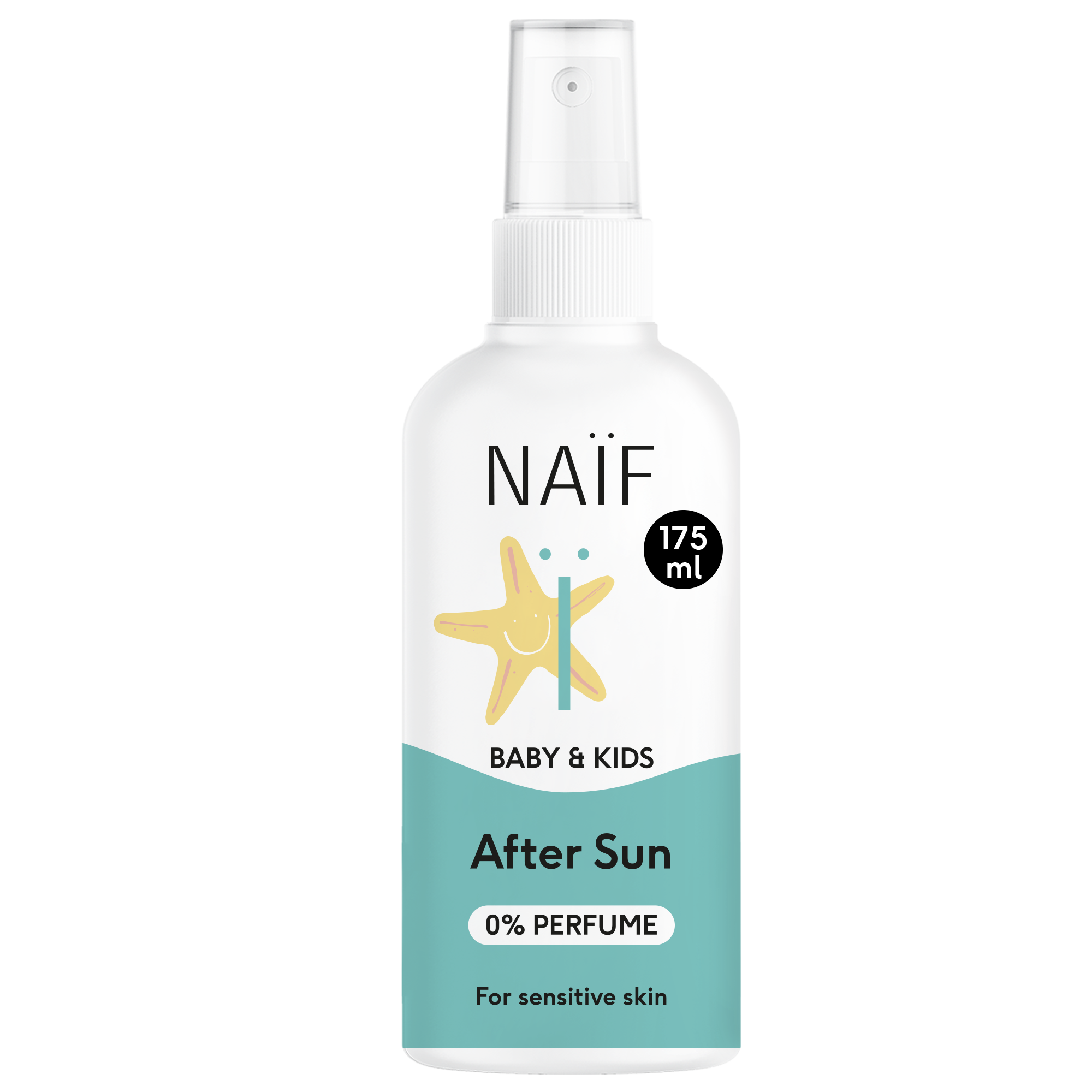 Kühlendes Aftersun-Spray für Baby & Kind, 0% Parfüm (175ml) 