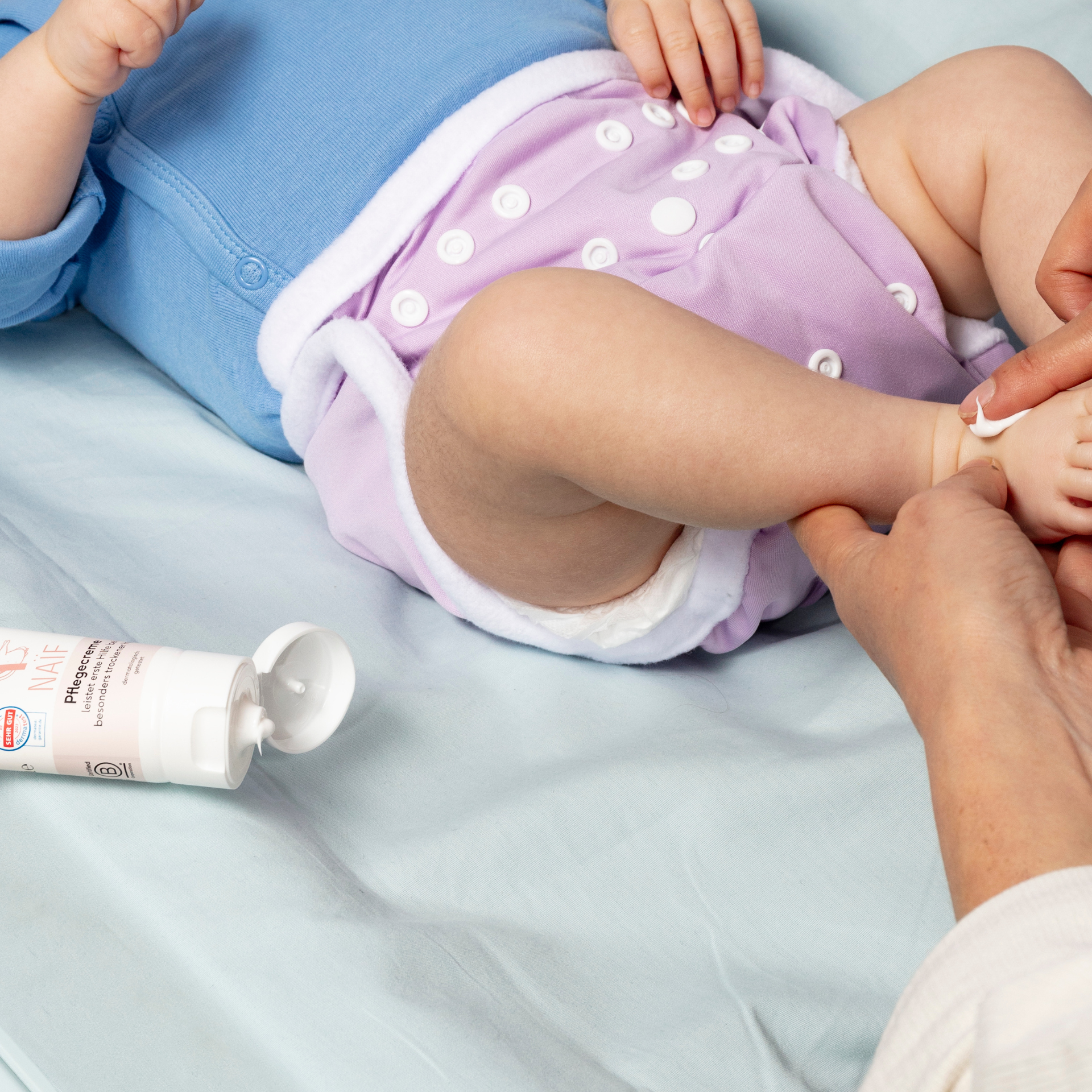 Baby Care Set mit Mineni Strampler