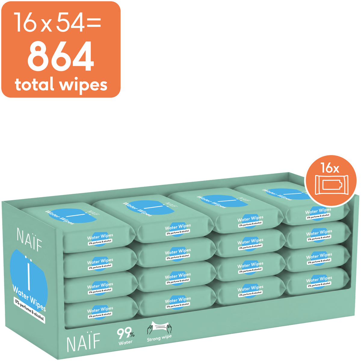 Plasticvrije Billendoekjes voor Baby & Kids 16 pack