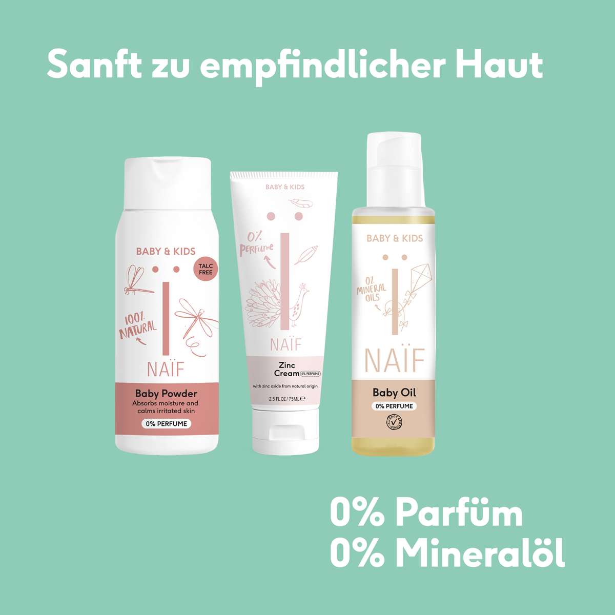 Wundschutzcreme 0% Parfüm für Baby & Kind