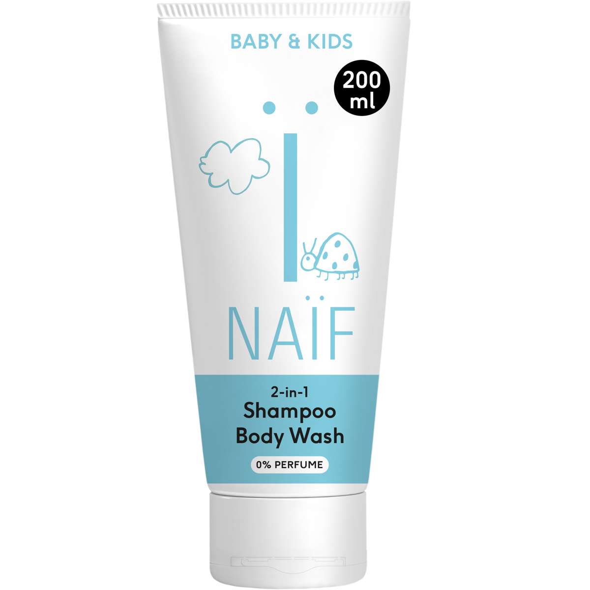 2 in 1 Shampoo en Body Wash Baby & Kids 200ml TEST