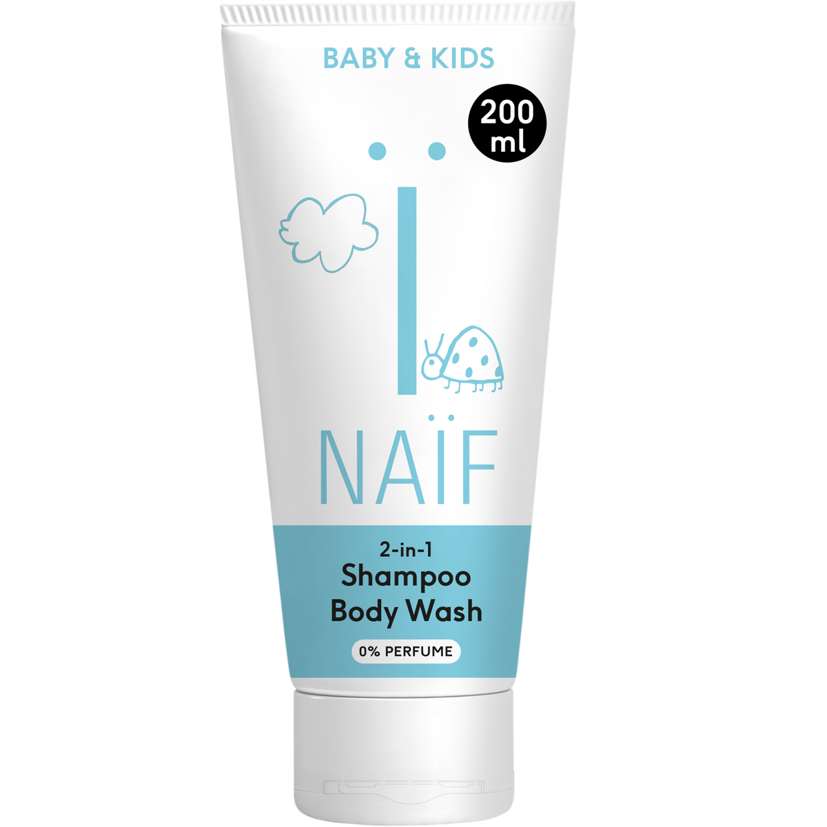 2 in 1 Shampoo en Body Wash Baby & Kids 200ml