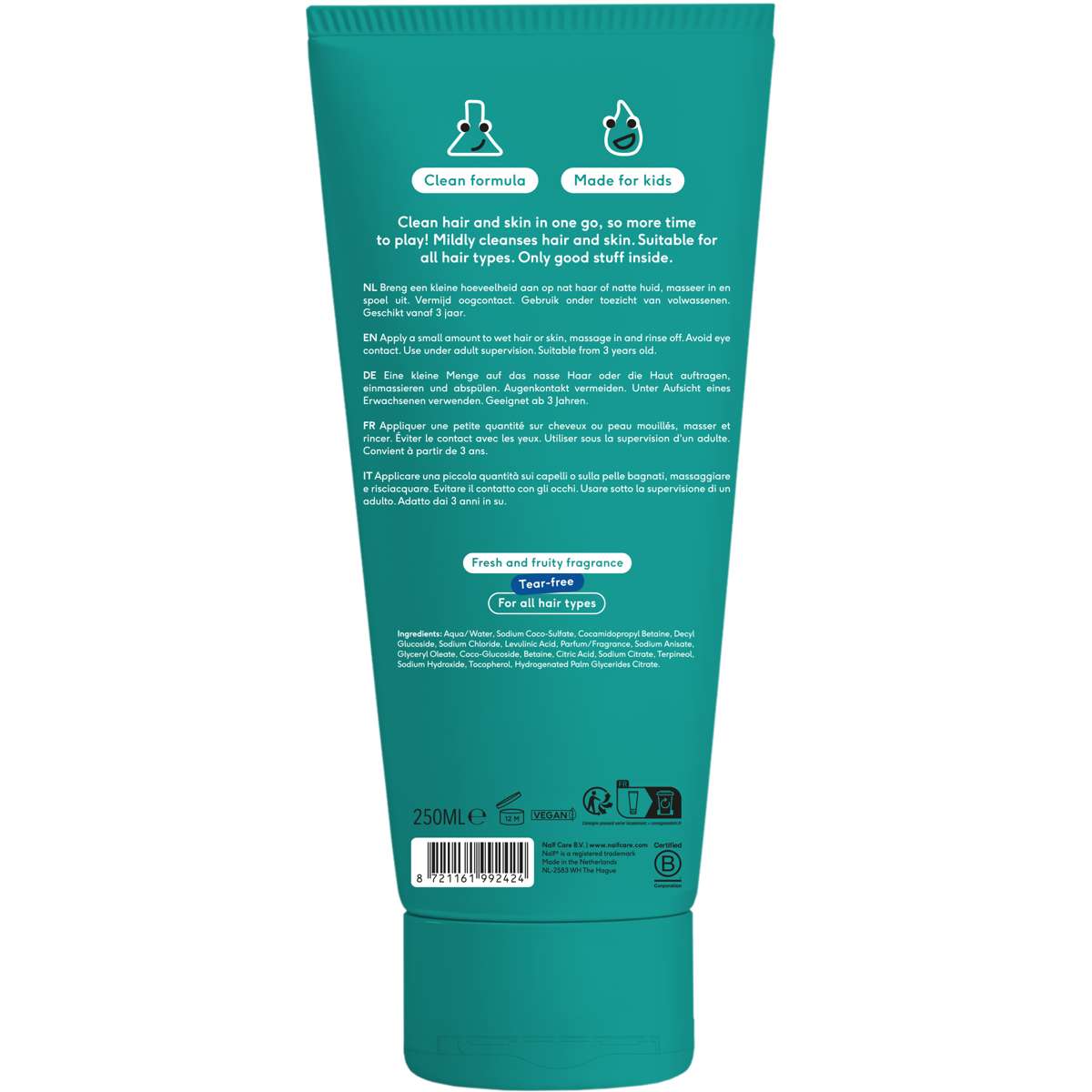 Shampoo + Duschgel für Kinder (250ml)