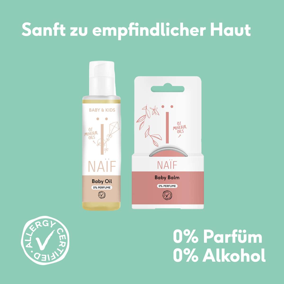 Babyöl (0% Parfüm, 100ml)