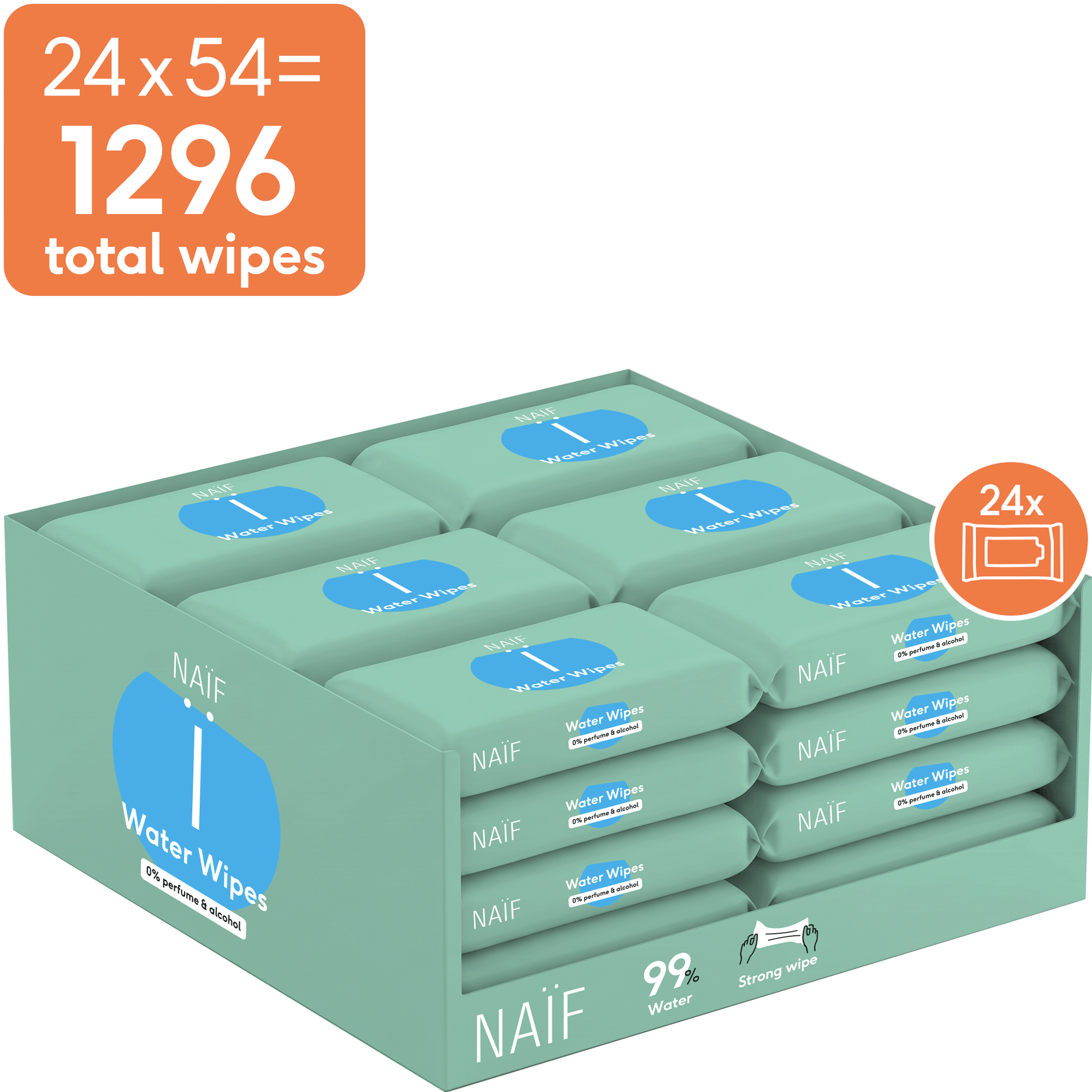 Plasticvrije Billendoekjes voor Baby & Kids 24 pack
