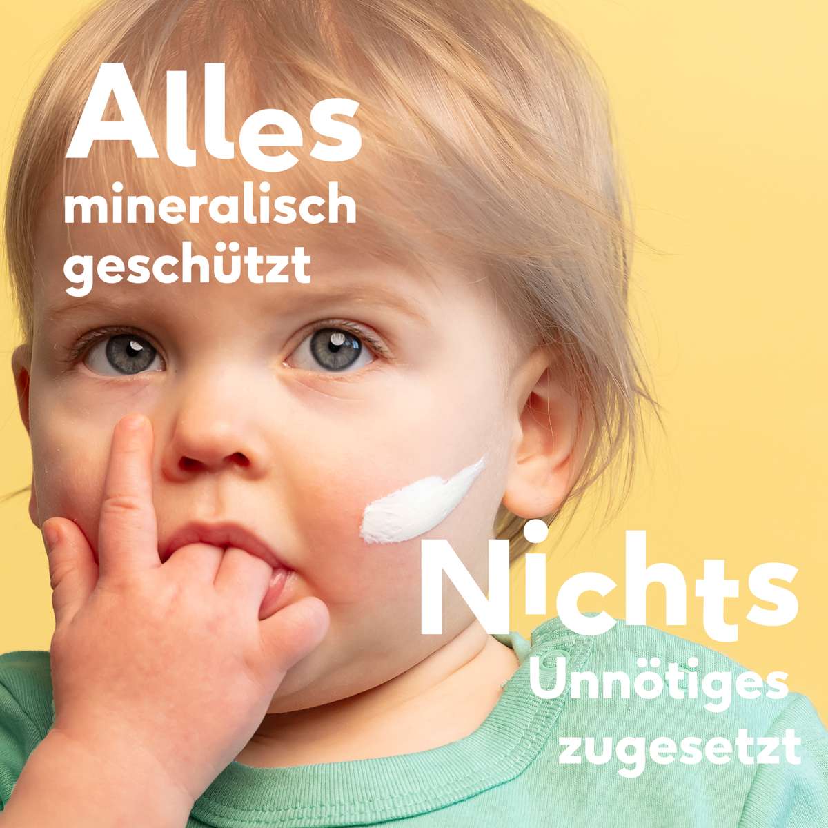Mineralische Sonnencreme für Babys & Kinder LSF 50 (0% Parfüm, 100ml)