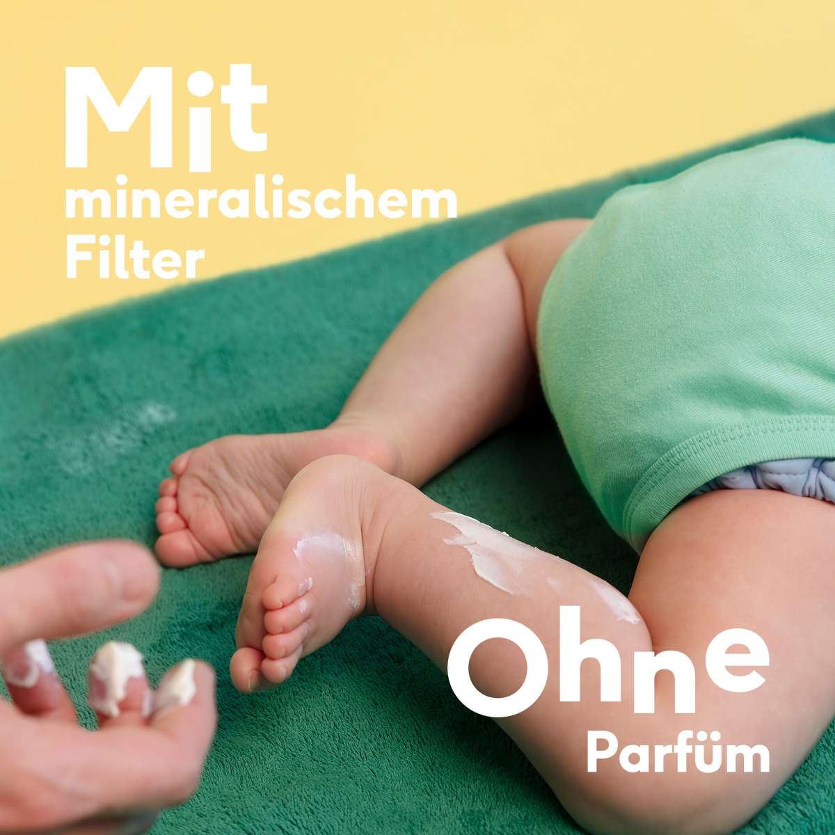 Mineralische Sonnencreme für Babys & Kinder LSF 50 (0% Parfüm, 100ml)