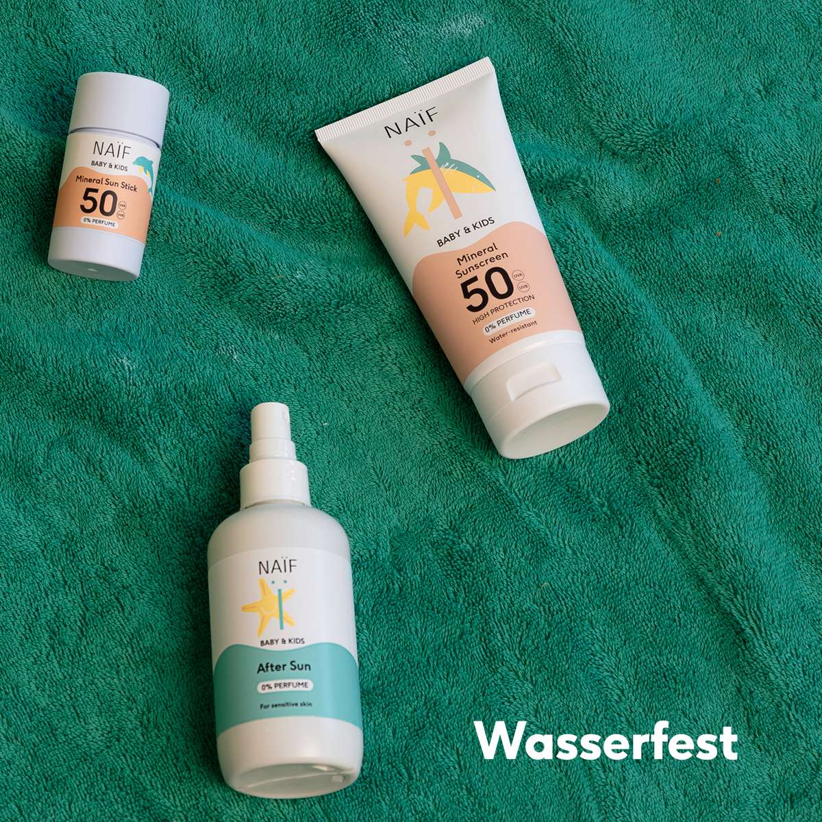 Mineralische Sonnencreme für Babys & Kinder LSF 50 (0% Parfüm, 100ml)