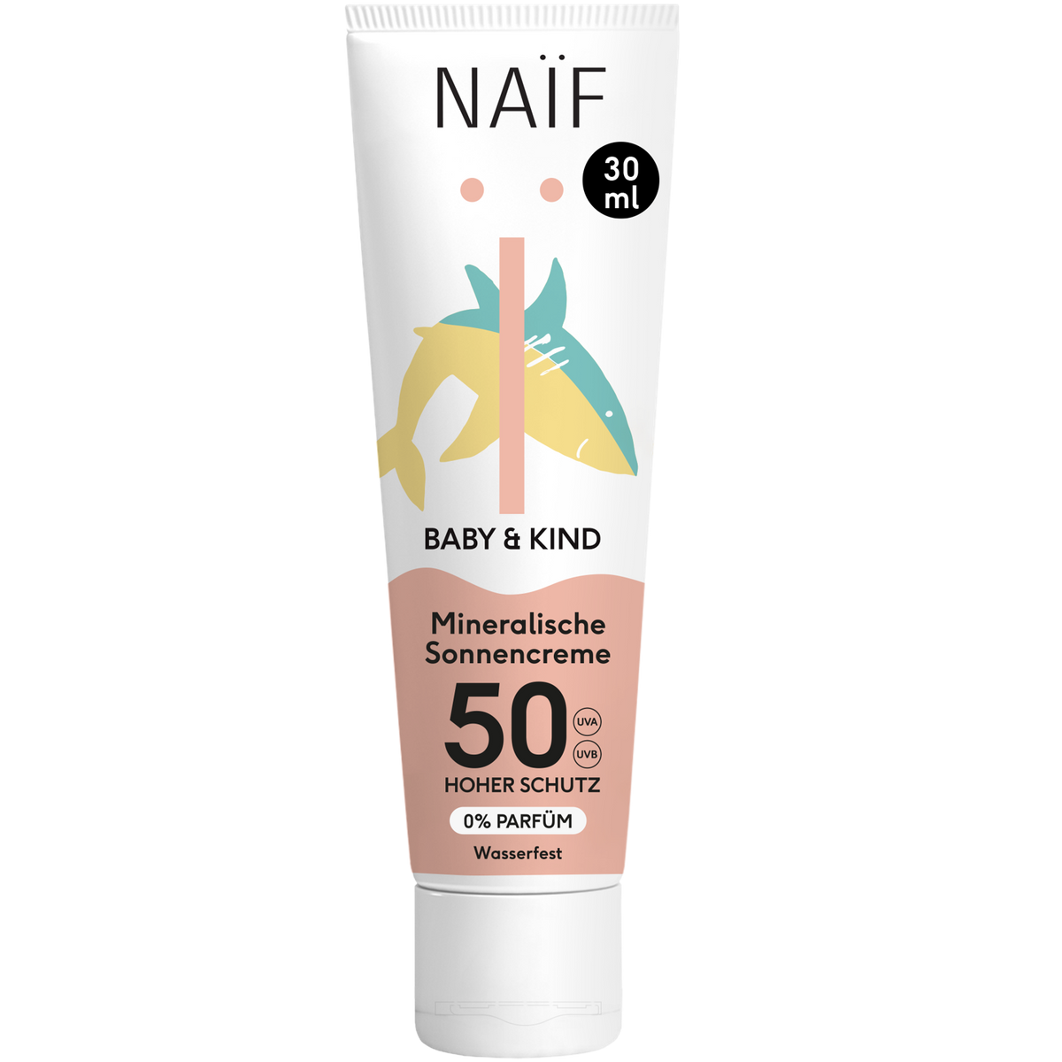 Naïf - Sonnenschutz LSF 50 - Baby & Kinder - Hoher UVA- & UVB-Schutz - 30ml