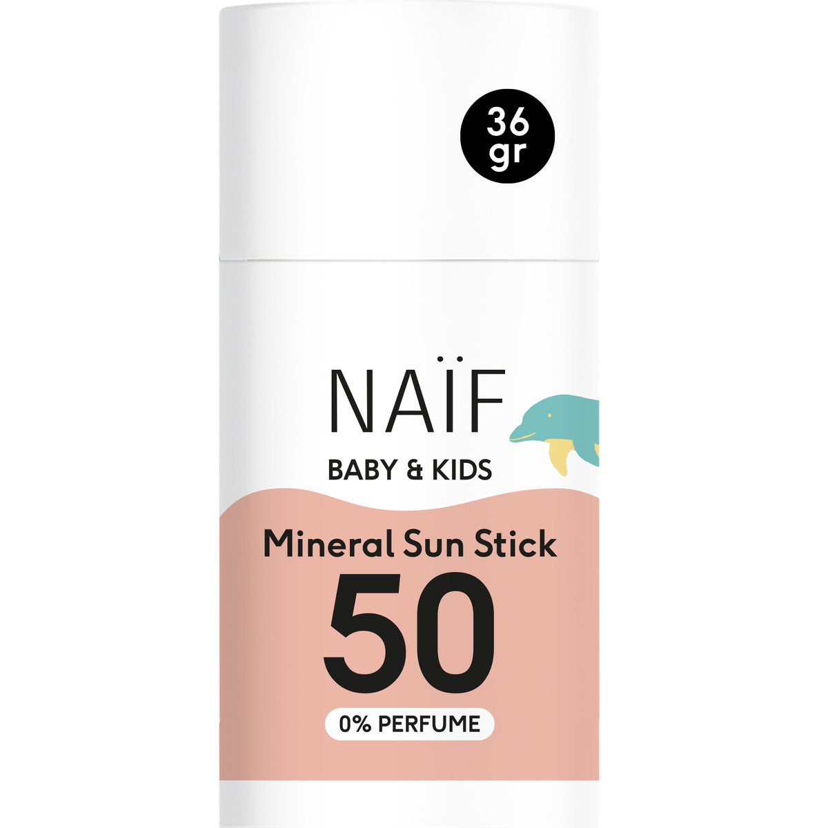 Mineralischer Sonnenschutzstick für Baby & Kind, 0% Parfüm (LSF 50, 36g)