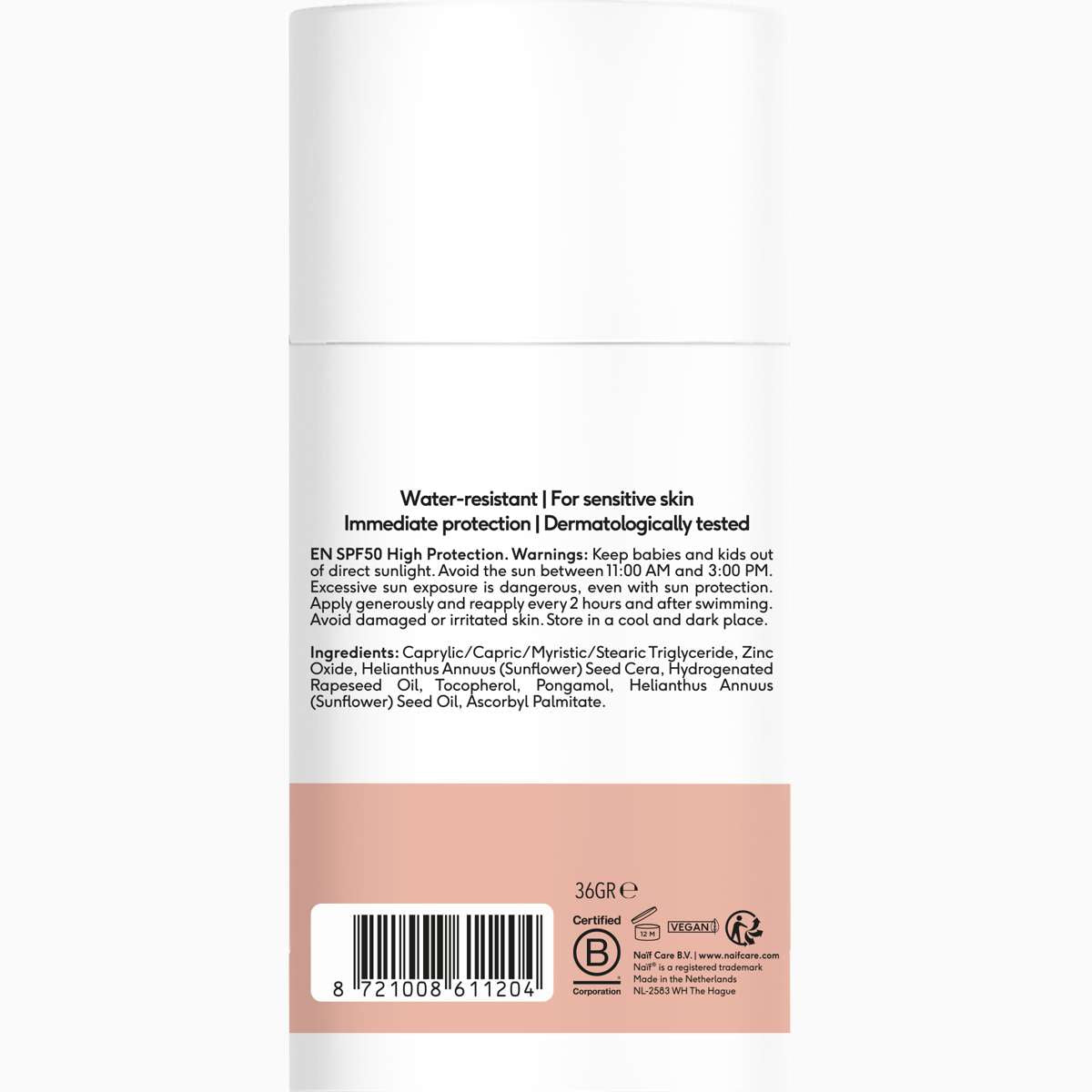Mineralischer Sonnenschutzstick für Baby & Kind, 0% Parfüm (LSF 50, 36g)