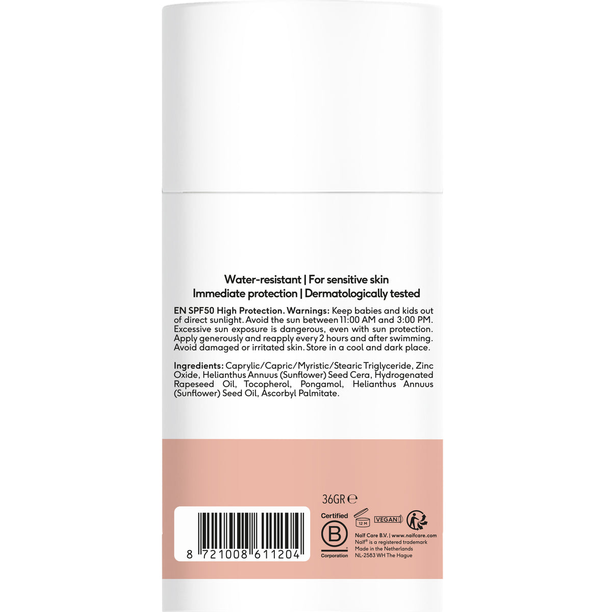 Mineralischer Sonnenschutzstick für Baby & Kind, 0% Parfüm (LSF 50, 36g)