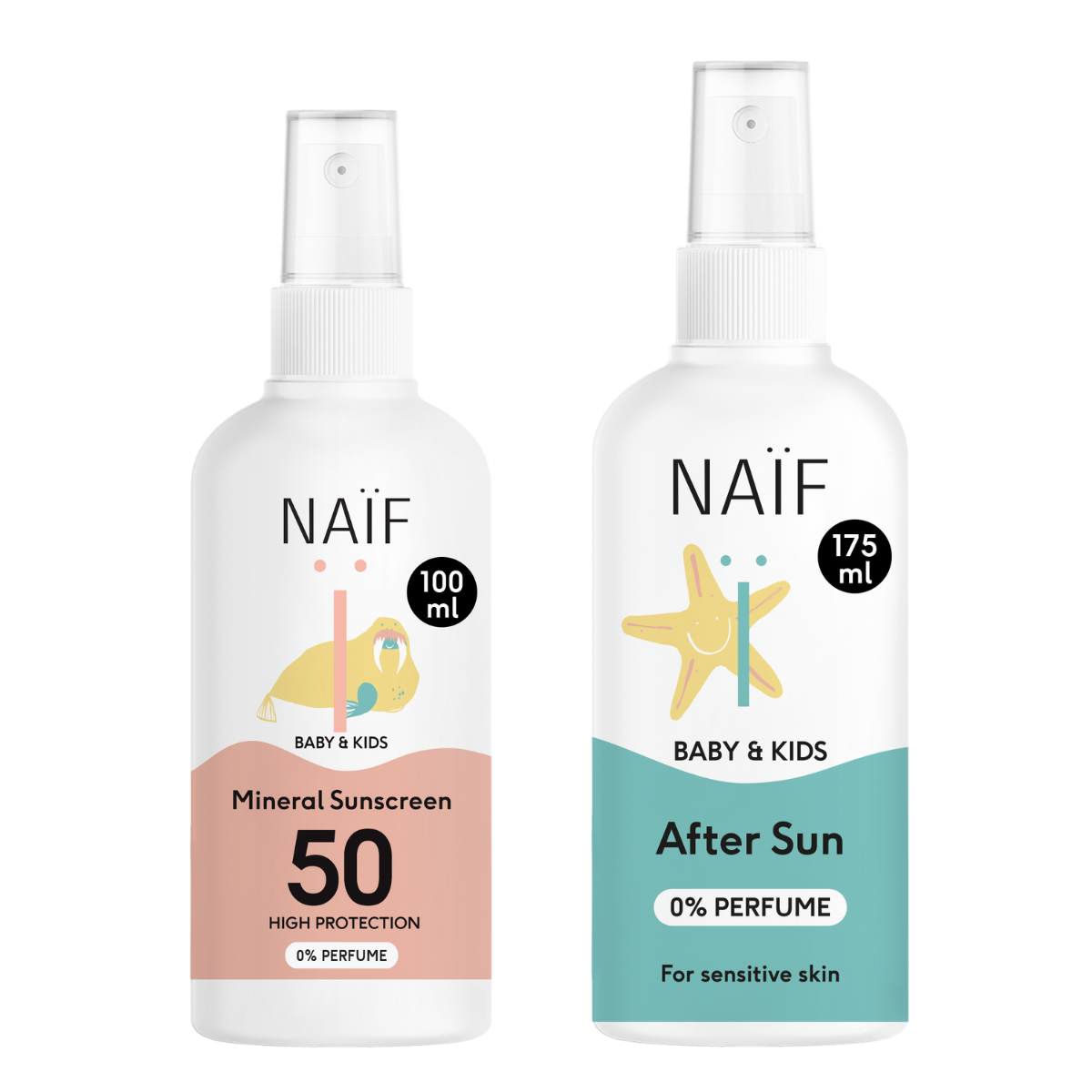 Vorteilsset: Sonnenschutzspray + Aftersun Spray (je 0% Parfüm)