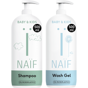 Voordeelset Shampoo & Wasgel voor Baby & Kids 500ml