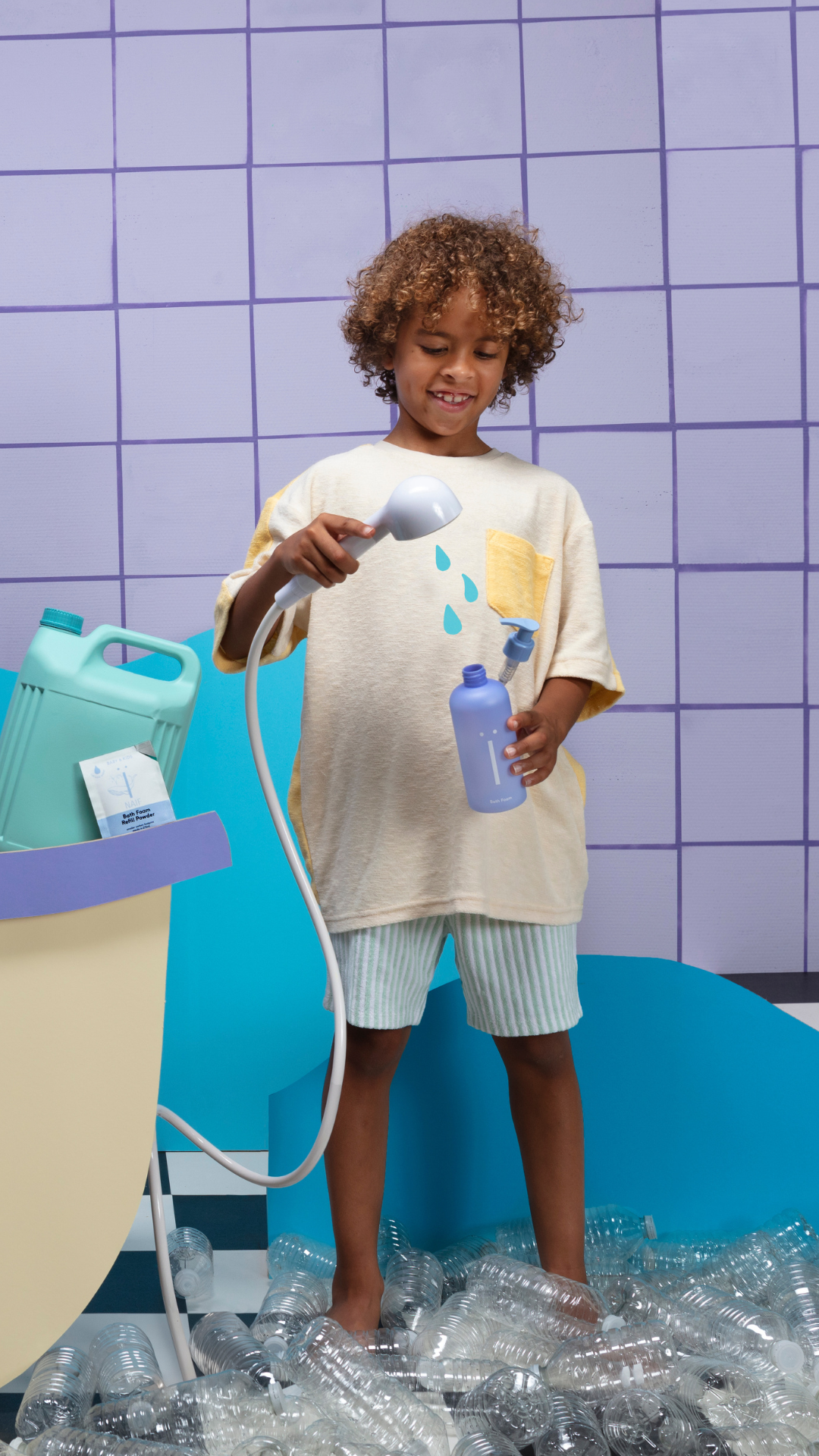 Waterless Badschuim navulpoeder voor Baby & Kids 25gr