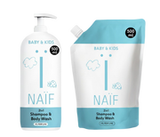 Voordeelset 2-in-1 Shampoo & Body Wash 0% Parfum Pompfles & Navulverpakking 500ml