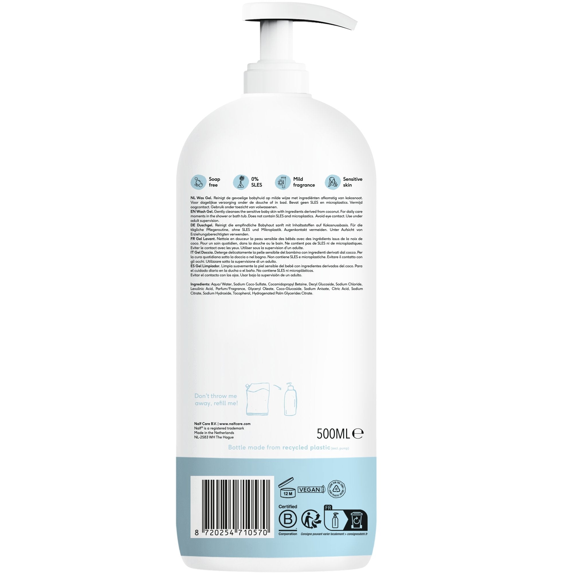 Reinigendes Duschgel für Baby & Kind (500ml)